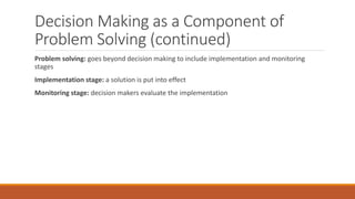 Decision support system & Management Information System | PPTX