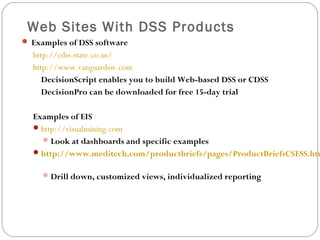 Decision support systems 1 | PPT