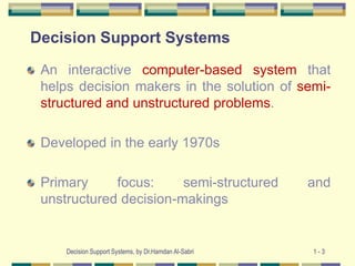 Decision support systems | PDF