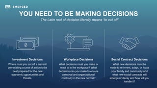 Workplace Decisions
What decisions must you make or
react to in the workplace? What
decisions can you make to ensure
perso...