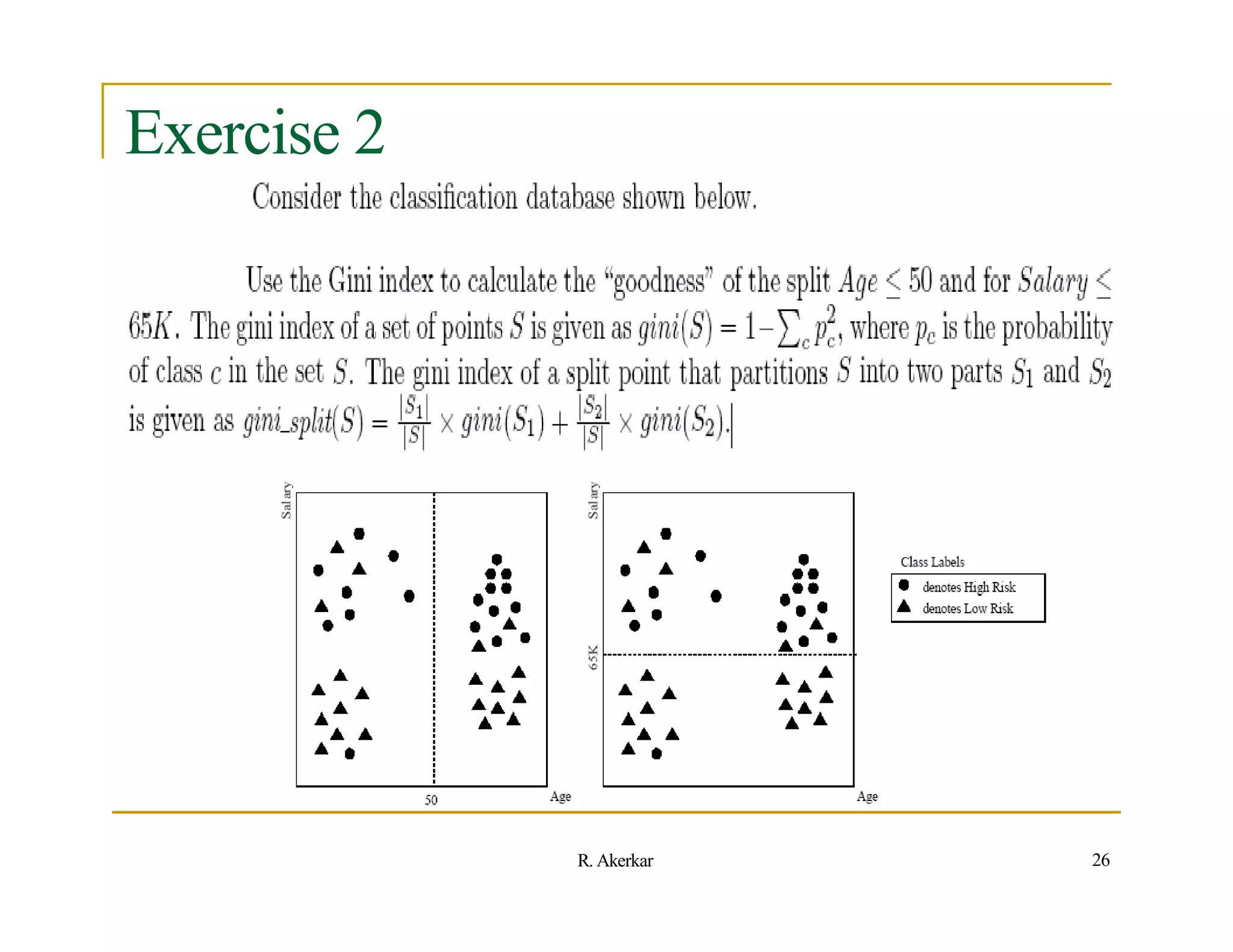 Exercise 2
26
R. Akerkar
 
