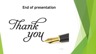 End of presentation
3/12/2020 7
 