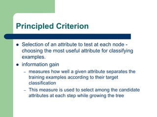 Criterion Examples Decision_Tree in machine learning with examples.ppt