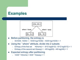 Decision_Tree in machine learning with examples.ppt | Physics | Science