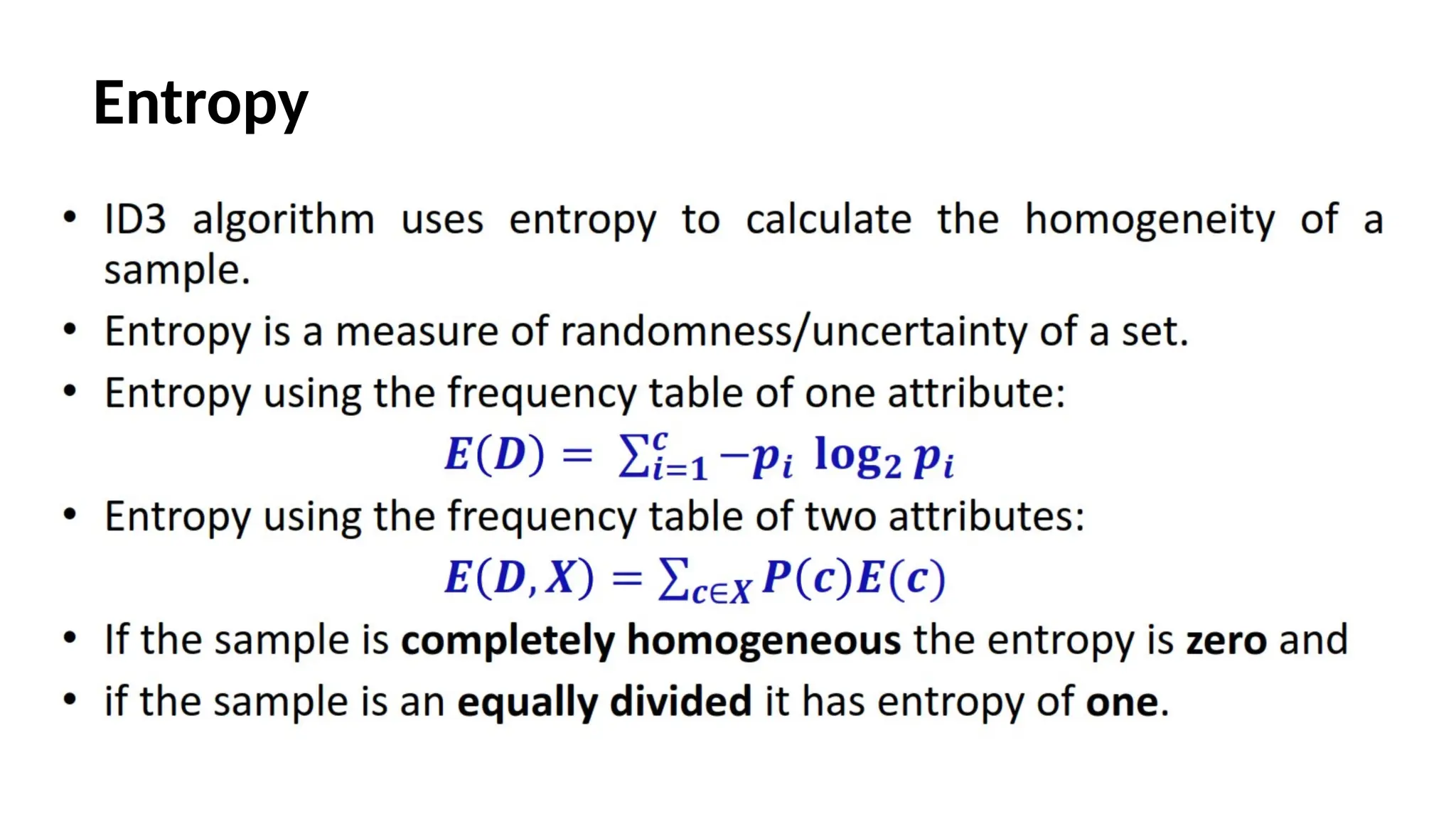 Entropy
 