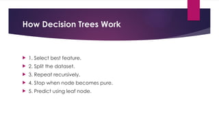 Decision Tree in Machine Learning Slides | PPTX