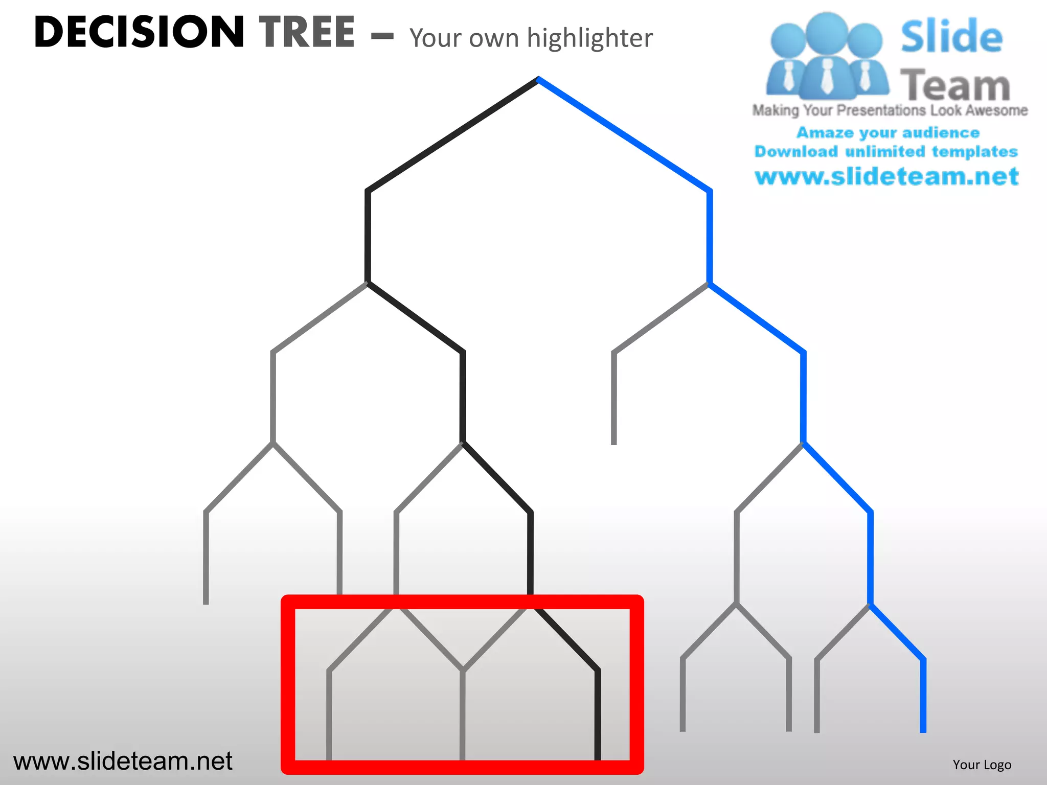 DECISION TREE – Your own highlighter




www.slideteam.net                       Your Logo
 