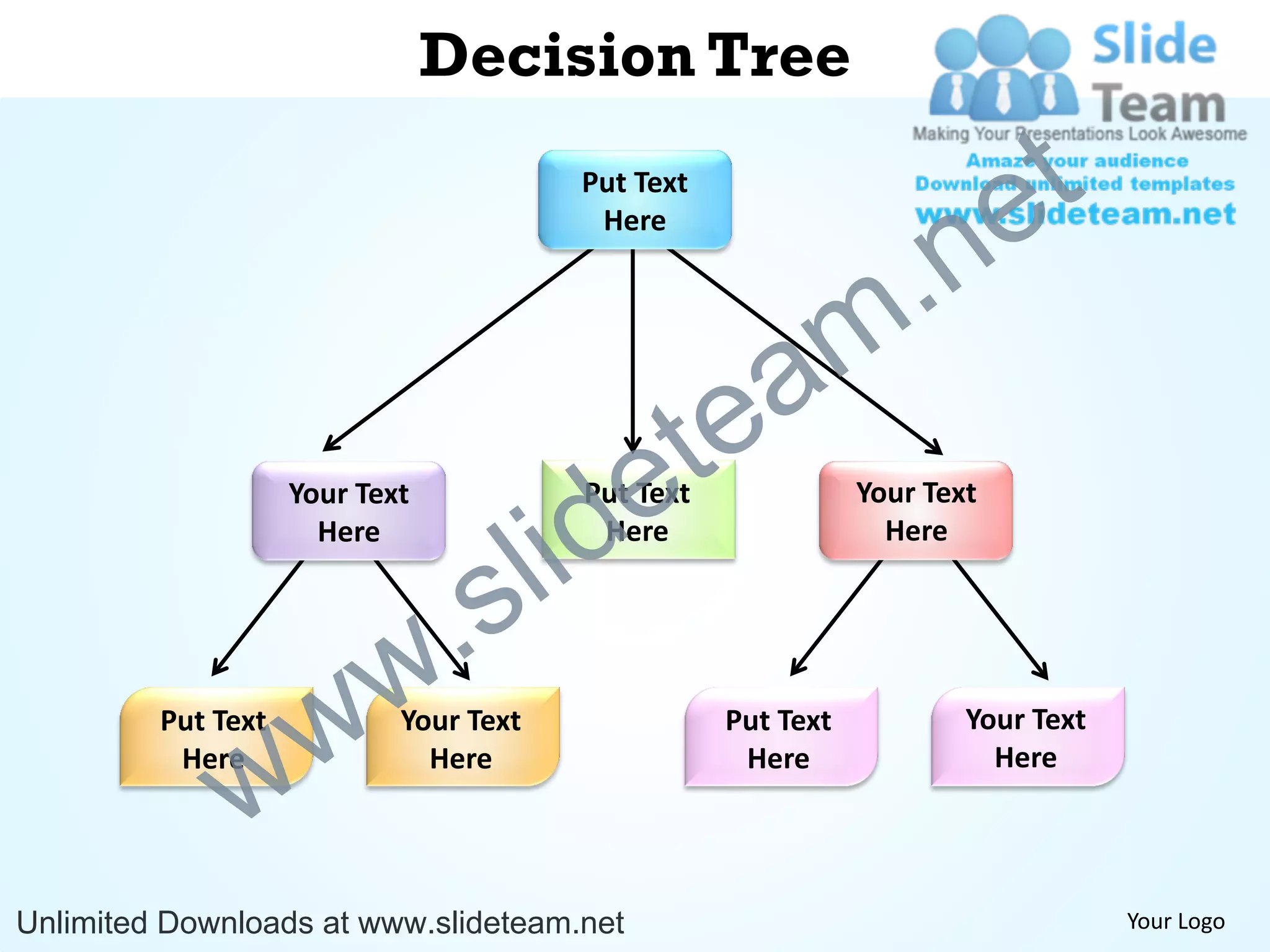 Decision tree powerpoint slides presentation diagrams templates | PPT