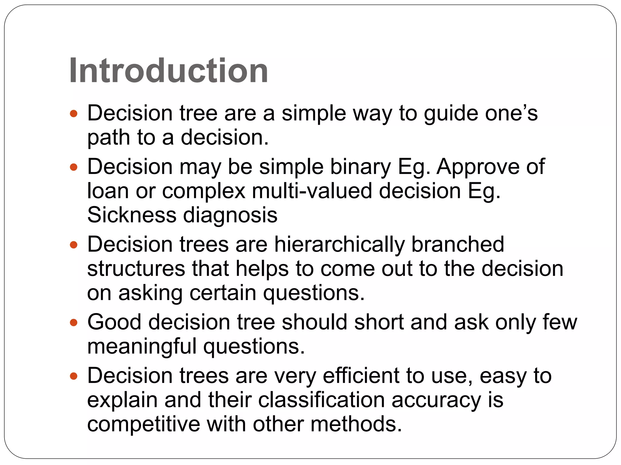 Decision trees | PPT