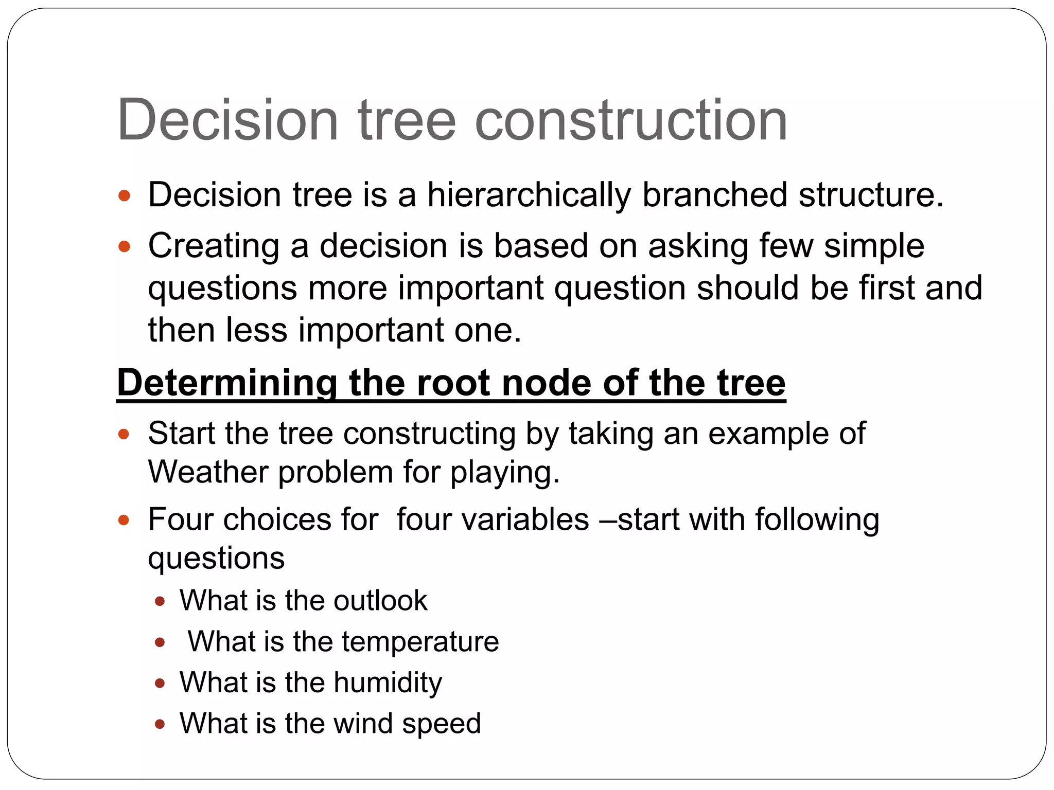 Decision trees | PPT