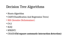Decision Trees data analytics and data ensemble methods | PPTX