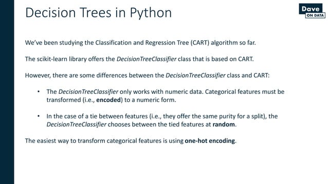 DecisionTreesPython.pdf for machine learning | PPT