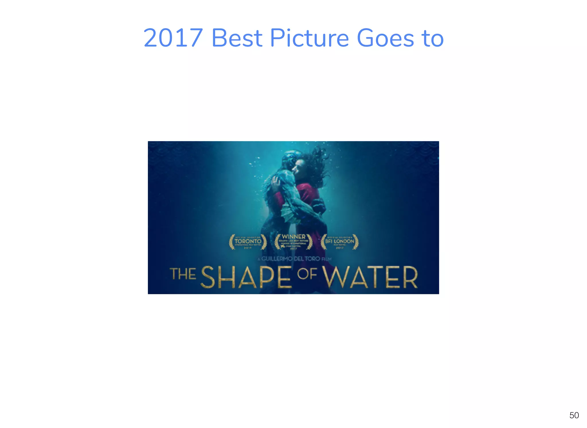 2017 Best Picture Goes to 50 