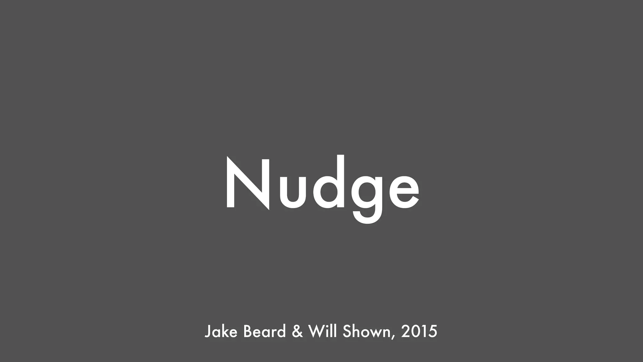 nudge-introduction-ppt