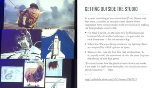 VIDEO GAMES AND WARFARE
Will Roper, the director of the newly unclassiﬁed division of the Pentagon —
the Strategic Capabilities Oﬃce — responsible for fostering innovation within
the Pentagon, found the military could learn more from video games like
Pokemon Go.
➤ On Pokemon Go: “I am fascinated with the video game world, and I want to ﬁnd a
way to use it for military purposes. I think it’s true for a lot of traditional industries.
Pokemon Go is called a game, but I think they solve one of the toughest challenges for
warfare that’s been perceived for more than a century — How do we take an amazingly
complex information, and make it so integrated with the person who’s interacting with
it, that people sitting around the world can act as integrated teams, even though they’re
not together? I think that’s how the future of warfare plays out.”
➤ On AI: We’re going to have analytics and artiﬁcial intelligence sift through the data.
We’re going to have to display it in front of operators in a way that they understand,
that's intuitive. They don’t have to be a PhD in order to use it. It allows them to operate
with people who might not be right next to them, towards a common purpose.
➤ On Games that inspire war ﬁghting: On Games are made today to emulate
warfare as best as they can. I will not be surprised if we start making warfare more like
games. Because if you watch people play video games — high level proﬁciency that
people develop; not just to control their local character. Many games explore the idea of
immersive control of multiple things. That’s one of the big thrusts across all areas
including the Strategic Capabilities Oﬃce. We love to allow a manned system to control
for expendable unmanned systems. How are we going to allow them to do that control?
———
http://schedule.sxsw.com/events/PP93861
 