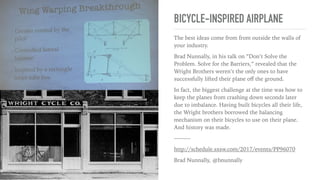 MACHINES AND CHARACTER
Audra Koklys, Head of AI Design @ Capital One,
has a background in character design from Disney.
At Capital One, her role is character development
for Eno.
Q: “How do you design UX for chatbot?” A:
“Character design.”
“A Chatbot feels like a psychopath if it doesn’t
have a personality.”
@akoklysplummer
———
Jeremy Wyatt — University of Birmingham
“AI won’t get much personality, but a little
personality can go a long way.”
 