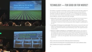 ENTREPRENEURSHIP THROUGH FOOD
Square Roots Ventures: a literal “business in a
box,” in which shipping containers are
converted into an indoor farms equivalent to 2
acres of production. The 10 containers at
Brooklyn freight farms received 500
applications from students. Over the course of
the year, each entrepreneur made 50-60k
setting up their own farming business, from a
farmers market, to a farm to table service.
“Kids are sold out because there’s change in
behaviour. There is little trust in system.”
———
https://www.sxsw.com/speaker/kimbal-musk/
 