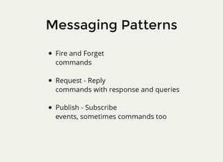 Messaging Patterns with MassTransit