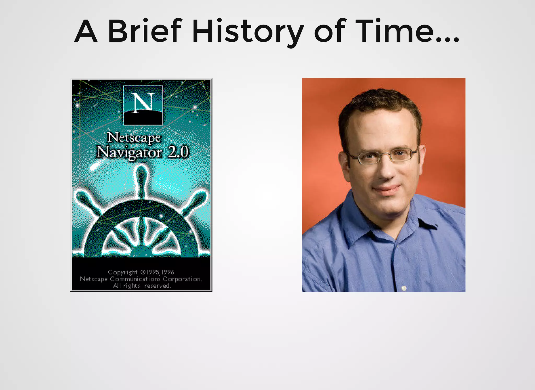 A Brief History of Time...A Brief History of Time...
 