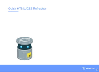 Quick HTML/CSS Refresher
8
 