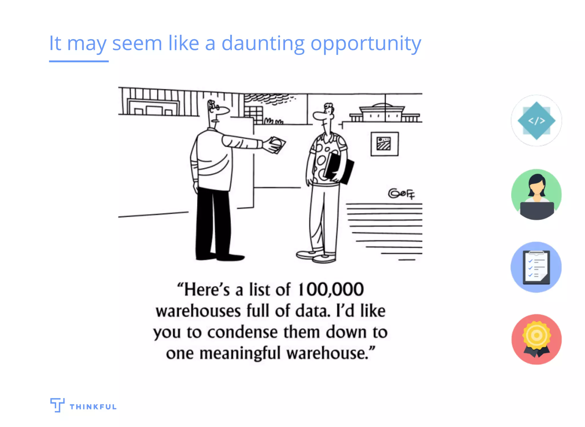 It may seem like a daunting opportunity
 