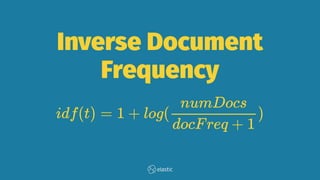 Inverse Document
Frequency
 