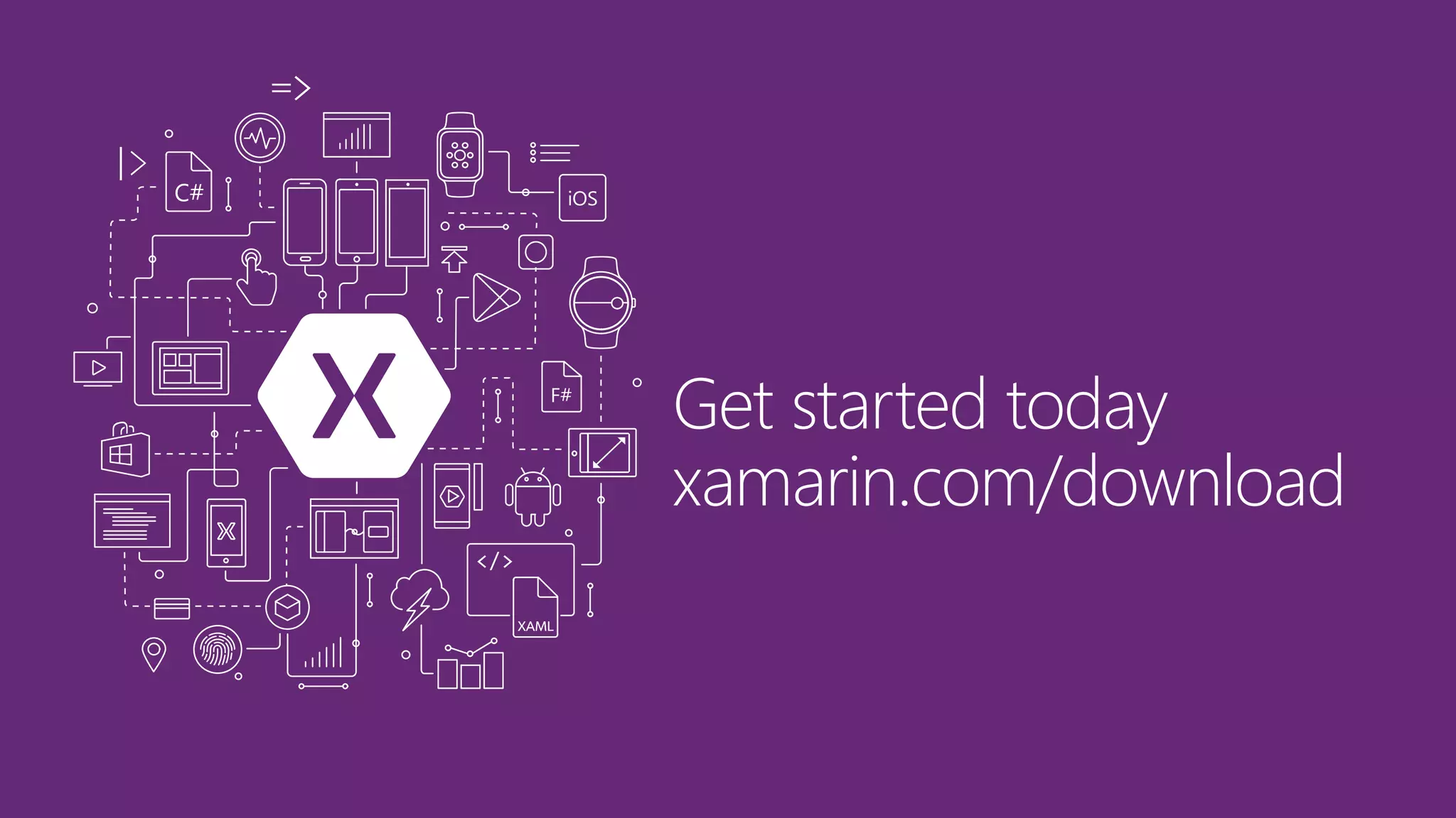 Get started today xamarin.com/download 
