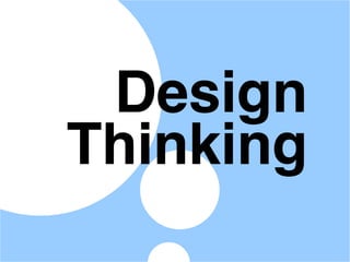 Design
Thinking
 