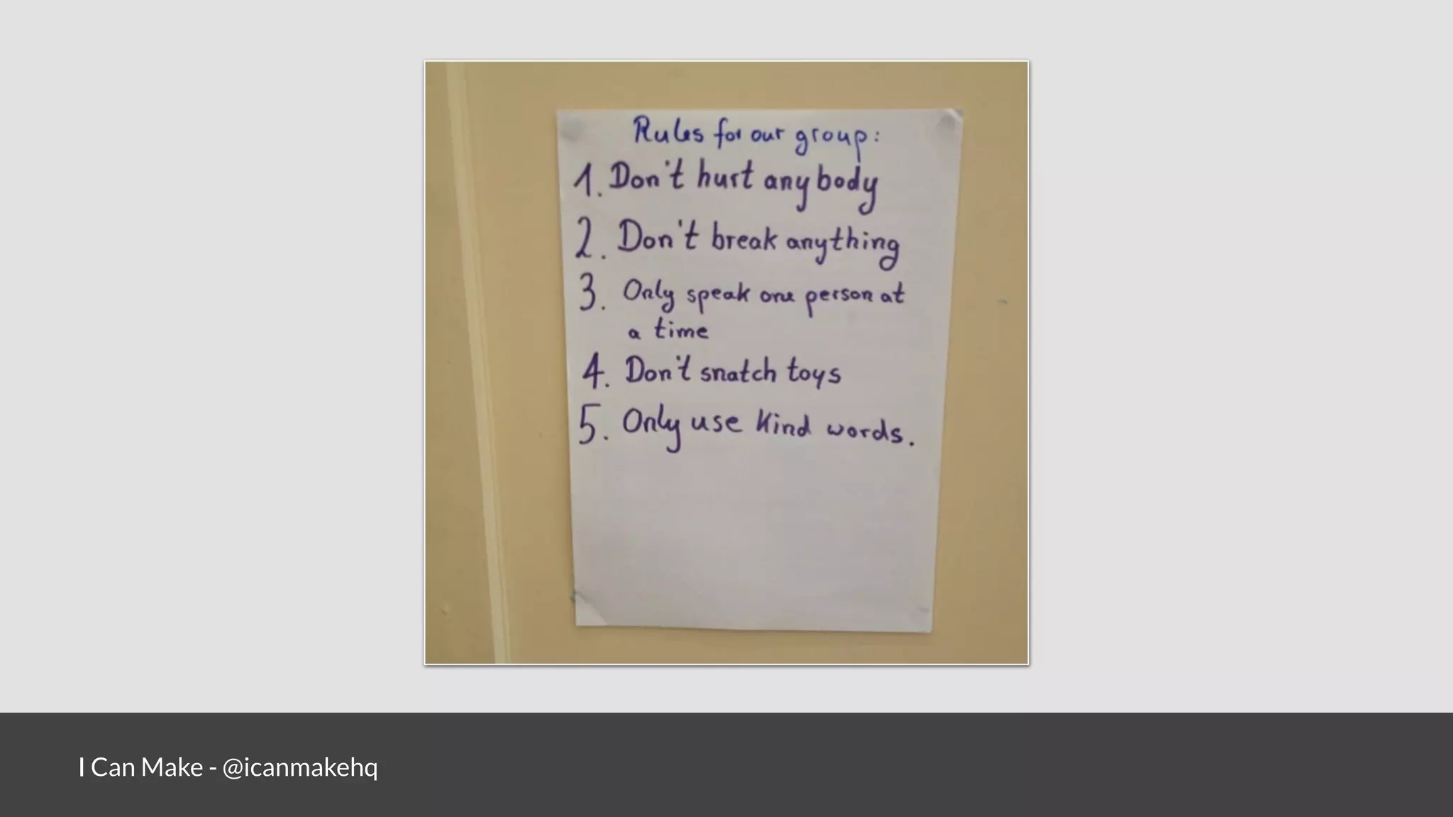 I Can Make - @icanmakehq
 