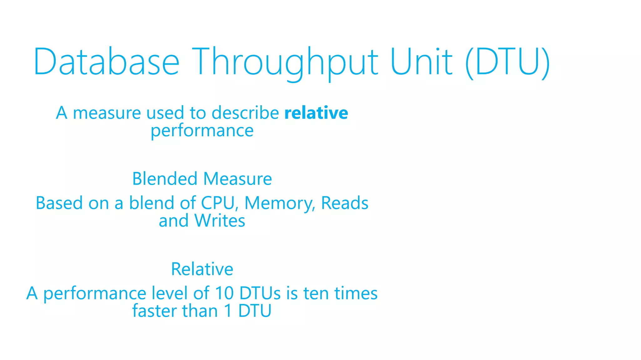 Blended Measure
Relative
 