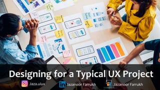 Designing for a Typical UX Project
Jaza.uiux Jazanoor Farrukh Jazanoor Farrukh
 