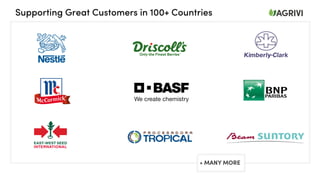 + MANY MORE
Supporting Great Customers in 100+ Countries
 