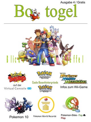 Bo  togel Blicke in die 10. Staffel auf der Coole Boxenhintergründe Ausgabe 4 / Gratis Infos zum Wii-Game Pokemon 10 Pokemon World Records Pokemon-Sites - Top   &   Flop 