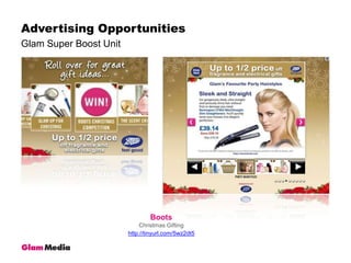 Glam Super Boost UnitAdvertising OpportunitiesBootsChristmas Giftinghttp://tinyurl.com/5wz2dt5