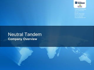 What is a Neutral Tandem Voip Number 