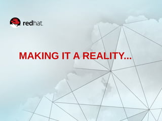 MAKING IT A REALITY... 
 