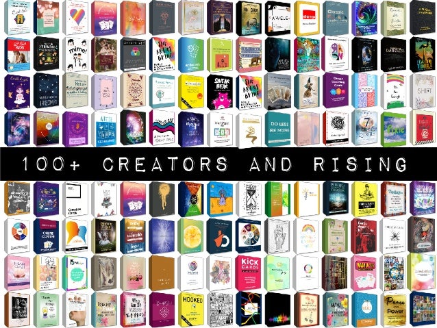 100+ Creators and rising
 