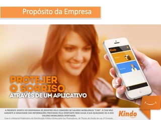 Propósito da Empresa
A PRESENTE OFERTA FOI DISPENSADA DE REGISTRO PELA COMISSÃO DE VALORES MOBILIÁRIOS “CVM”. A CVM NÃO
GARANTE A VERACIDADE DAS INFORMAÇÕES PRESTADAS PELO OFERTANTE NEM JULGA A SUA QUALIDADE OU A DOS
VALORES MOBILIÁRIOS OFERTADOS.
Este é o Material Publicitário da Distribuição Pública Direta pela Evo Prestadores, de Títulos de Dívida de sua 1ª Emissão.
 