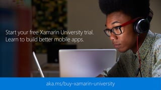 aka.ms/buy-xamarin-university
 