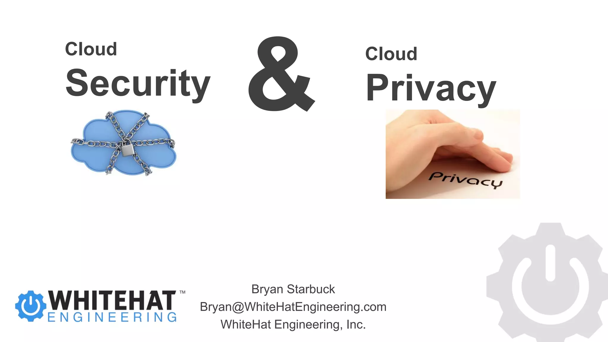 Cloud Privacy Security Compliance Pptx