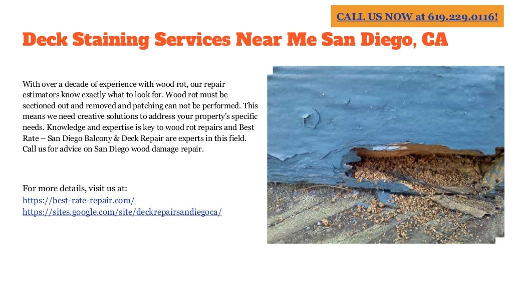Deck Repair Contractors Near Me San Diego CA