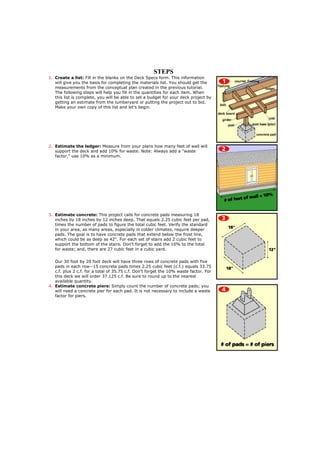 Decking Notes Deck structural design | PDF