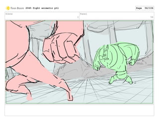 Fight Scene Storyboard (Action/Adventure Animation) | PDF