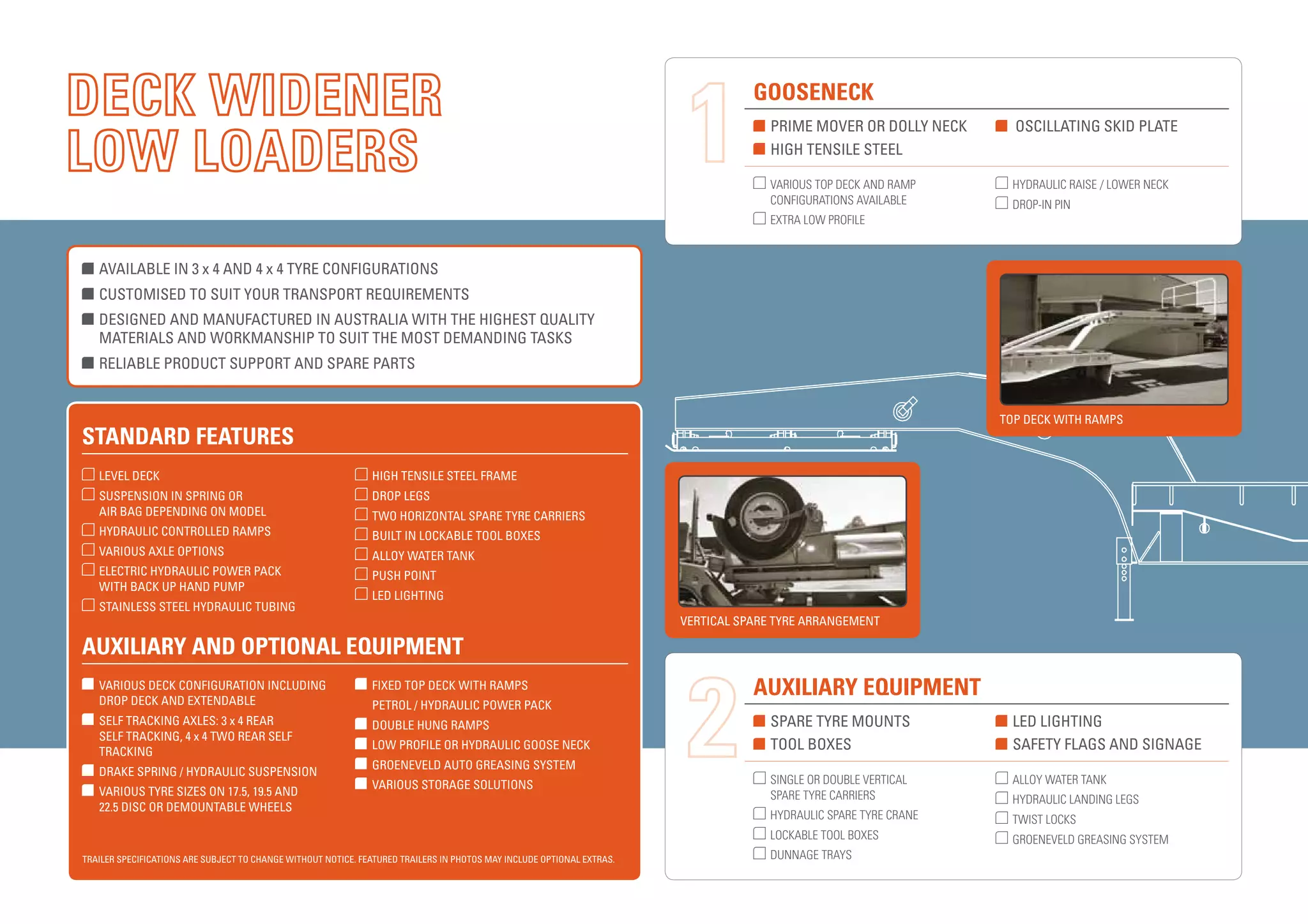Deck Widener - Drake Trailers - Australian Trailer Manufacturers | PDF