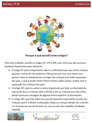 69
DeClara, nº 30 FEVEREIRO 2020
 