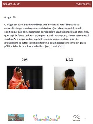 71
DeClara, nº 30 FEVEREIRO 2020
 