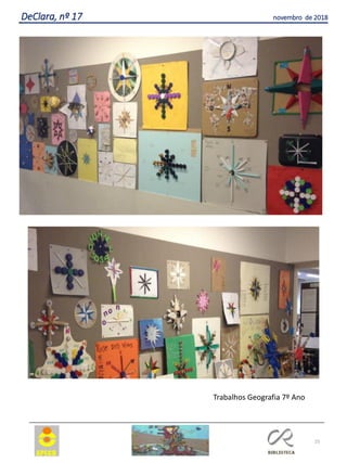 25
DeClara, nº 17 novembro de 2018
Trabalhos Geografia 7º Ano
 