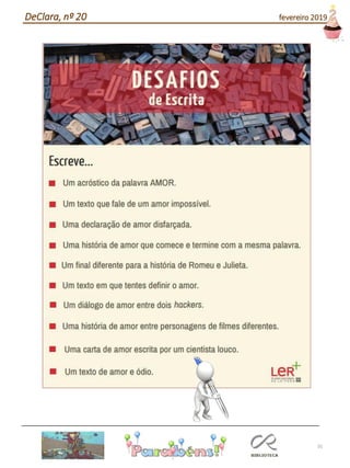 31
DeClara, nº 20 fevereiro 2019
 