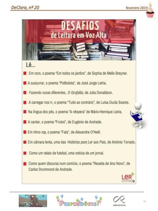 32
DeClara, nº 20 fevereiro 2019
 