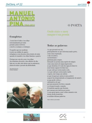 22
DeClara, nº 22 abril 2019
 
